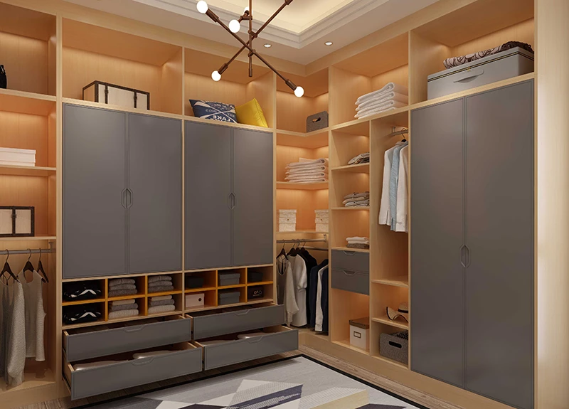 European Style Bedroom Wardrobe