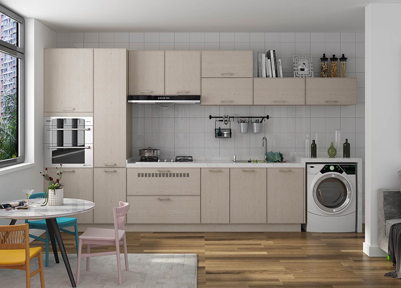 Economical Melamine Kitchen manufacturers HM1003H606