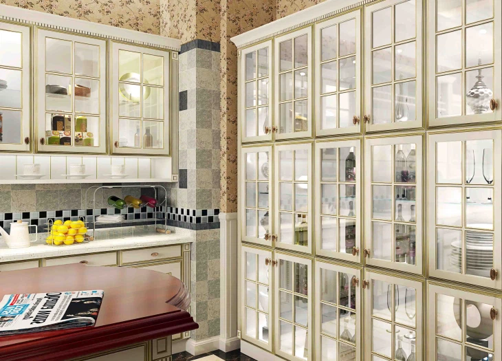 High End PVC Kitchen Cabinets