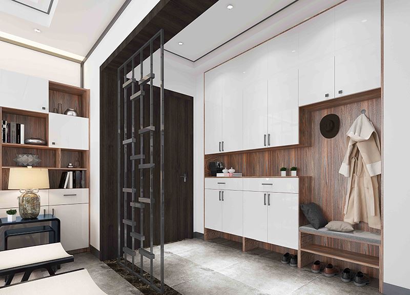 Koridori sisseehitatud kapi kujunduse ideed