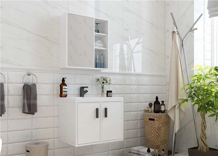 White Freestanding Vanity
