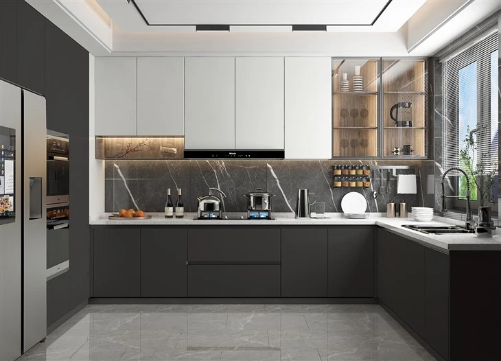 Dark Stylish Kitchen Cabinets